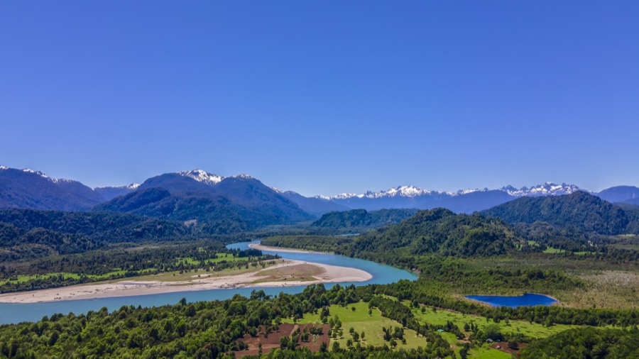 Vista panorámica del valle de La Junta